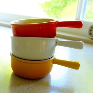 Le Creuset Stoneware French Onion Soup Bowl, 16 oz. Set of 3